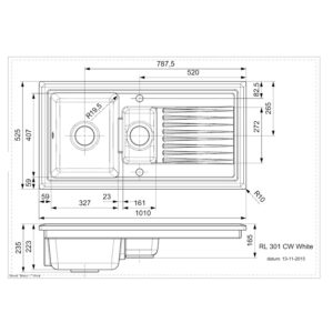 Alternative view of Reginox White Ceramic 1.5 Bowl Sink