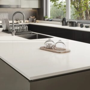 Moonstone White Solid Surface Worktop